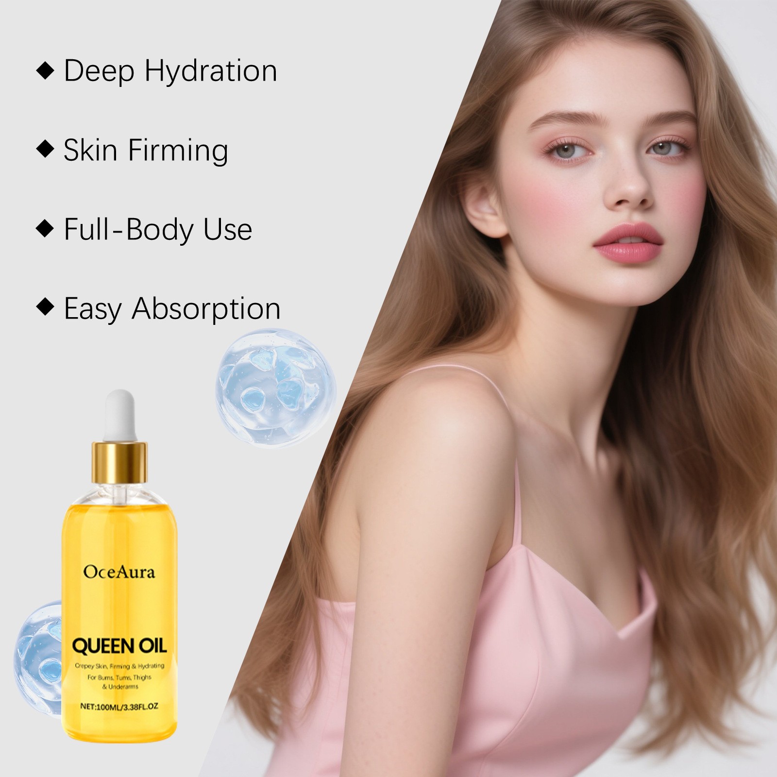 OceAura Queen Oil Firm, Hydrate, and Smooth Your Skin