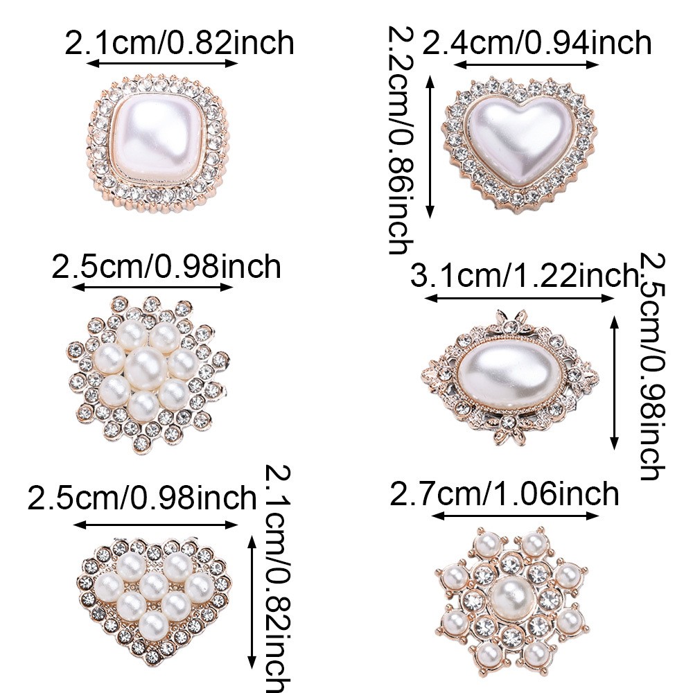 20pcs White Flatback Beads Shaped Like Love and Flowers