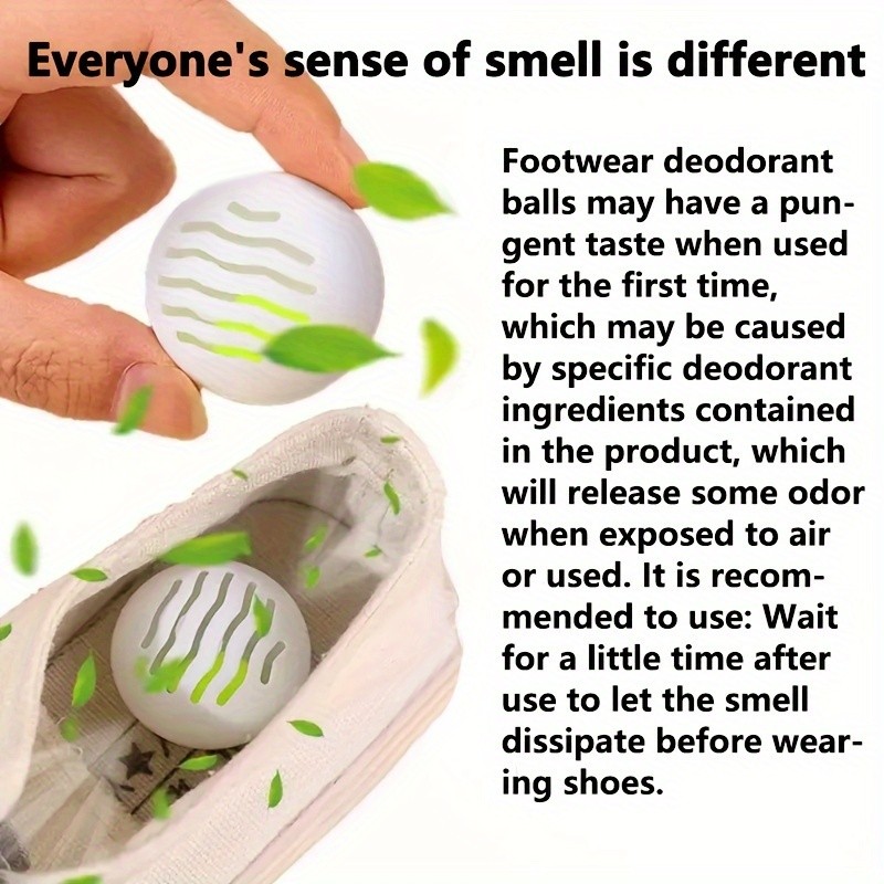 COP ROSE 6pcs Chemical-Free Odor Eliminator Shoe Freshener Balls
