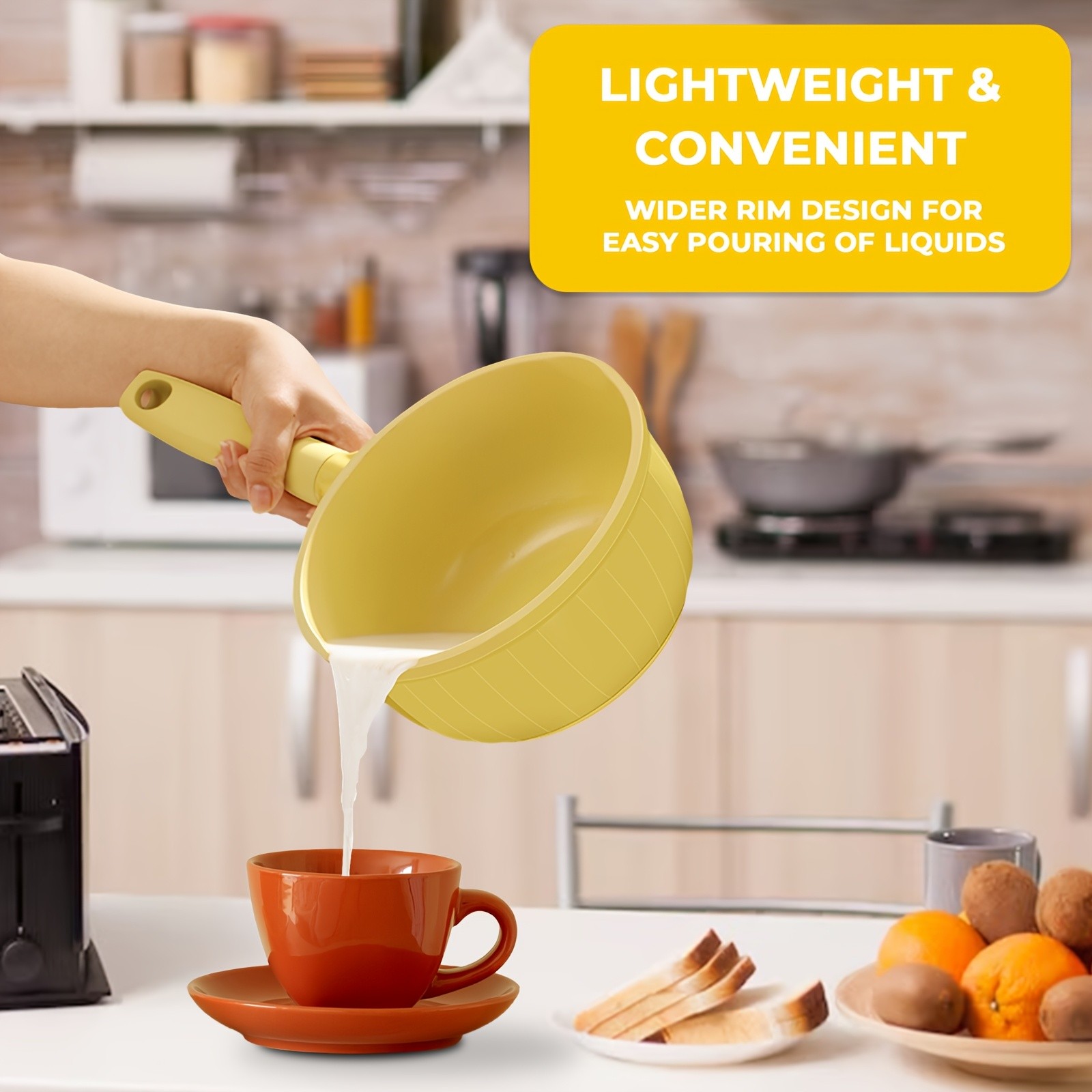 iWhale 18cm Nonstick Ceramic Pot with Glass Lid Even Heating, Easy Cleaning & Perfect Cooking for Everyday Meals