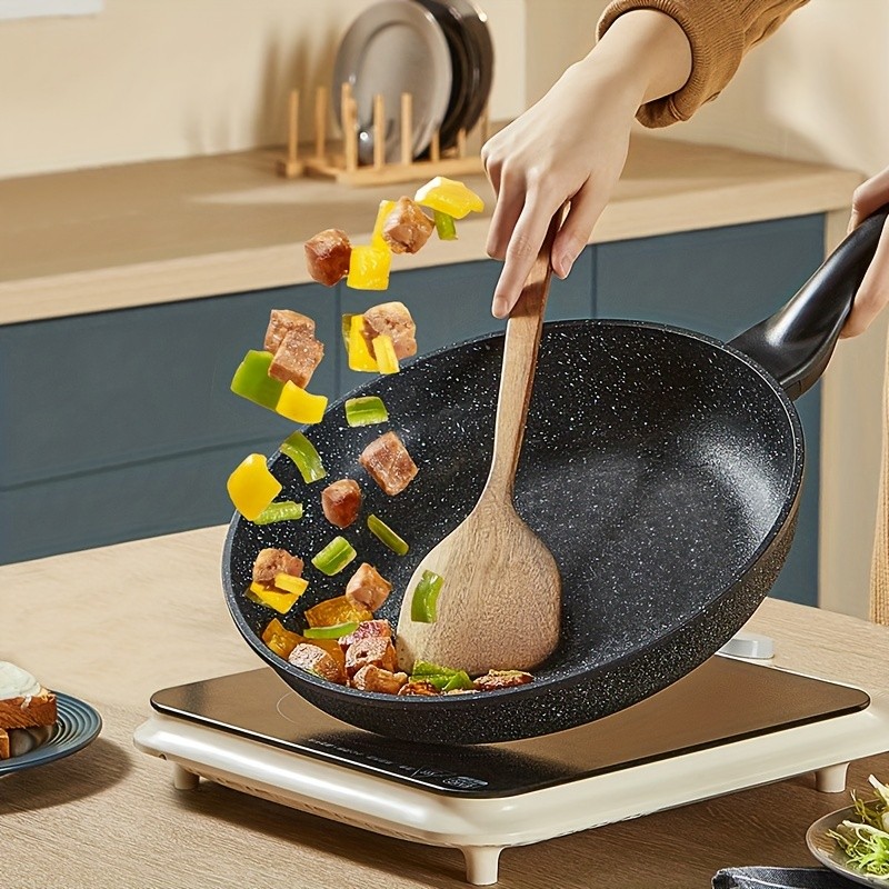 COOKER KING Nonstick Frying Pan Non-Toxic, PFOA-Free Cooking with Heat-Resistant Handle for All NZ Cooktops