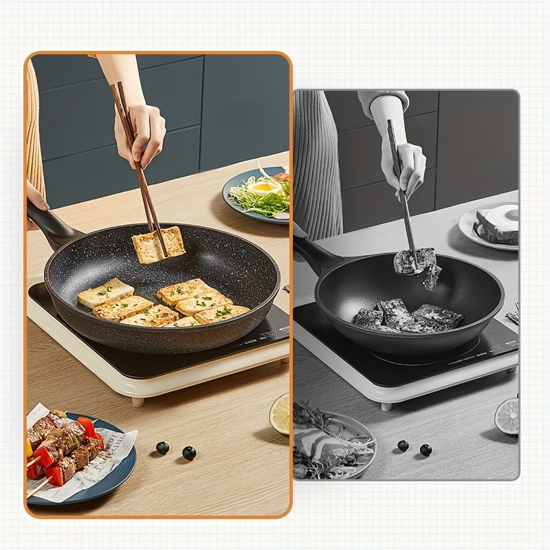COOKER KING Nonstick Frying Pan Non-Toxic, PFOA-Free Cooking with Heat-Resistant Handle for All NZ Cooktops