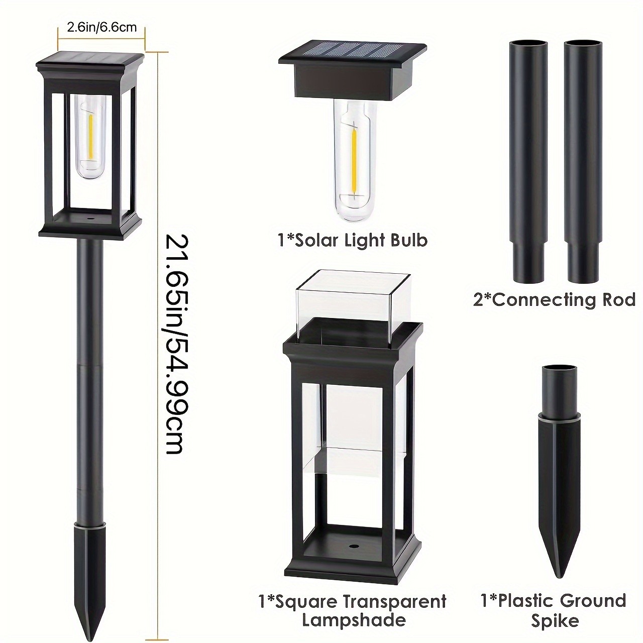 WENMILY Solar LED Pathway Lights