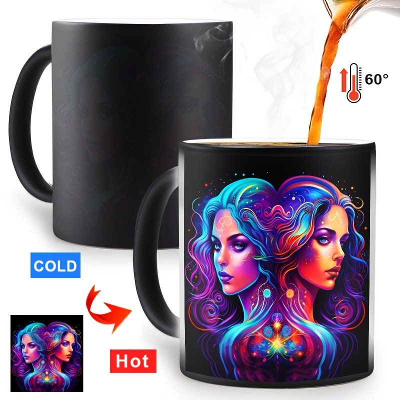 BABLOV 11oz Zodiac Magic Color-Changing Cup