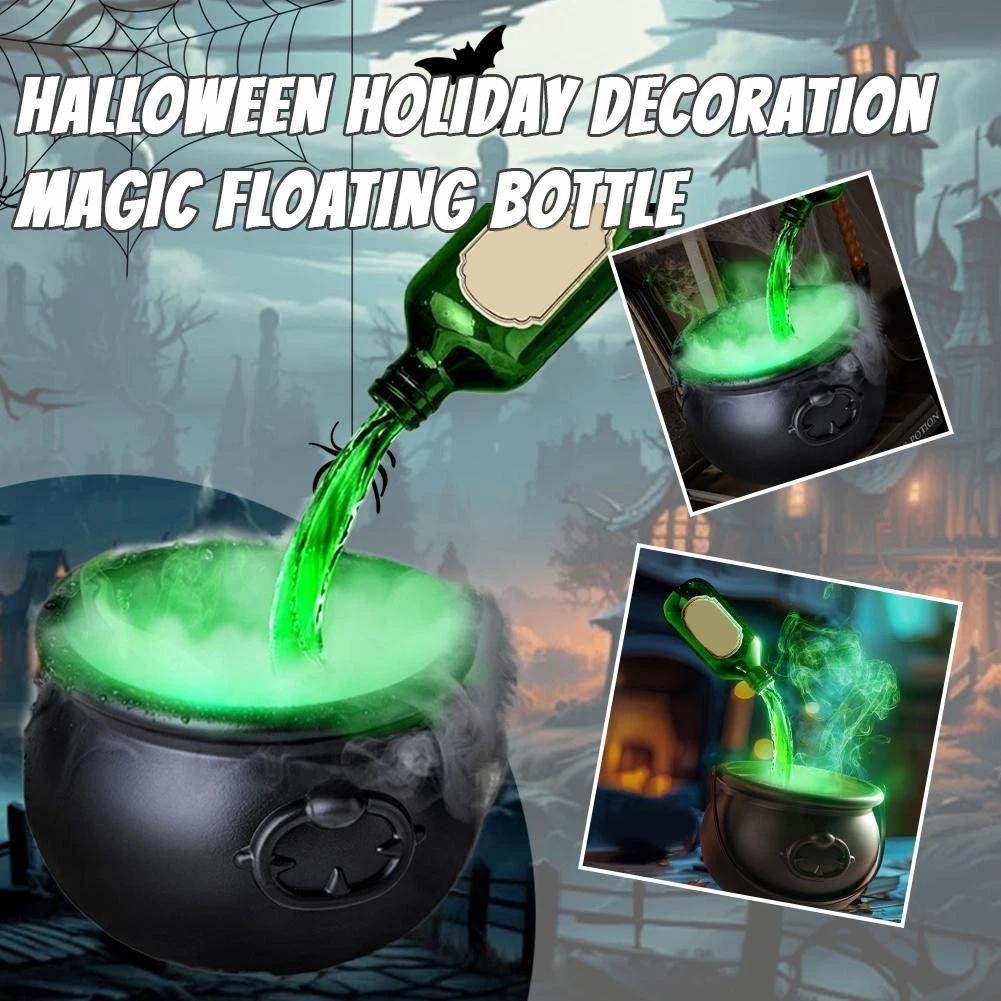 Halloween Black Wizard Bowl Magic Float Bottle and Diffuser