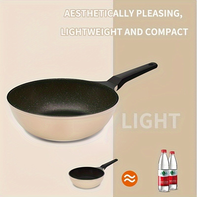 COOKER KING 9.45-Inch Deep Nonstick Fry Pan with Glass Lid Restaurant-Grade, PTFE/PFOA-Free Skillet for All NZ Cooktops
