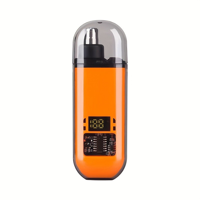FEIYBA Mini USB Nose Hair Trimmer Compact, Stylish & Cordless Grooming for Men and Women