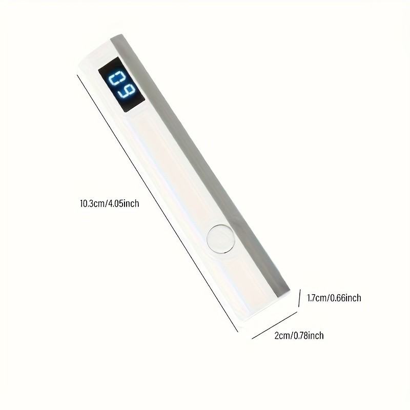 FEIYBA Portable Mini Nail Lamp with Digital Display  Fast Wireless Gel Curing for Home, Travel & Nail Art Anywhere