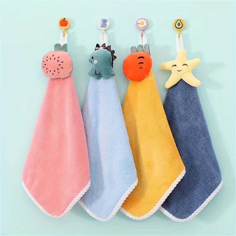 COZYPANDA 4-Pack Hand Towels