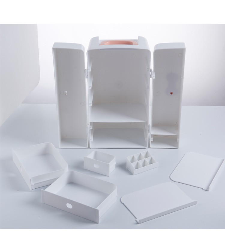 Skincare Finishing Box Double Door Storage Organizer