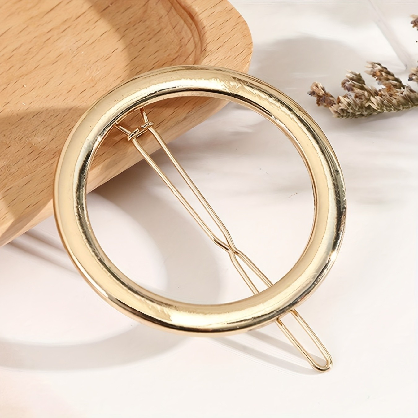 Sunlum Elegant Round Barrette