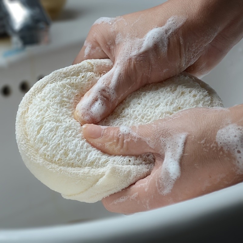 Sunlum 1/2 Hypoallergenic Natural Gourd Bath Sponge
