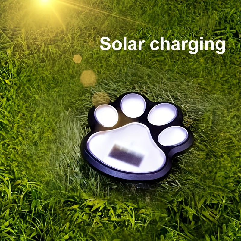 CIMMELO 6pcs Outdoor Christmas Lawn Lights with Solar Panel