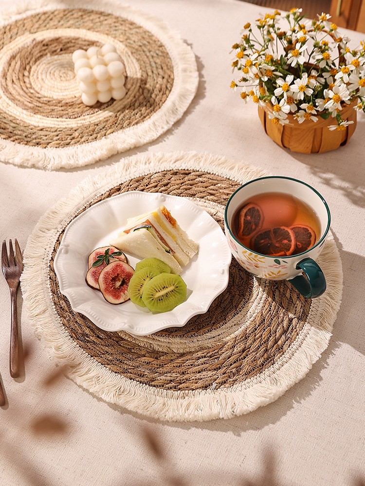 Tassel Grass Dining Table Mat