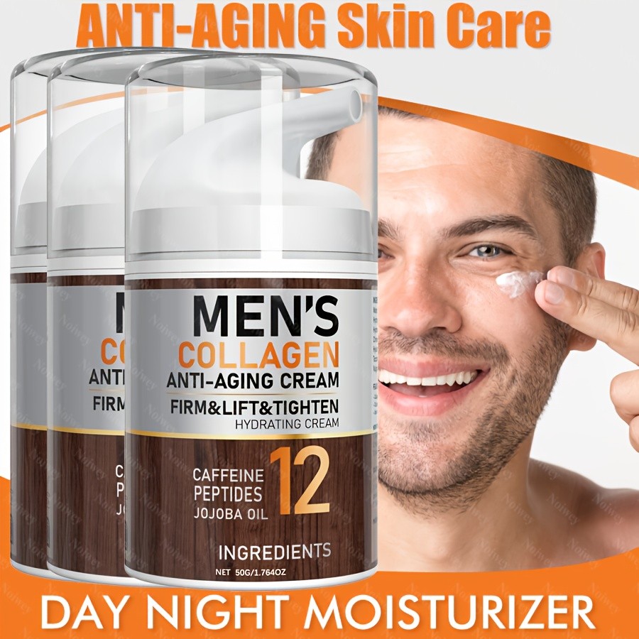 3pcs Mens Collagen Face Cream