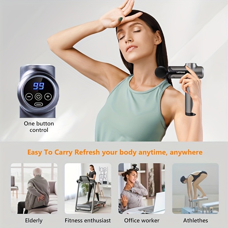 8-Head Massage Gun: The Ultimate Portable Solution for Full-Body Relaxation