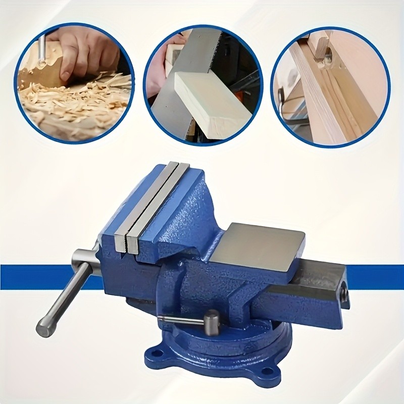 4-Inch Robust Bench Vice Secure Grip. Reliable Control.