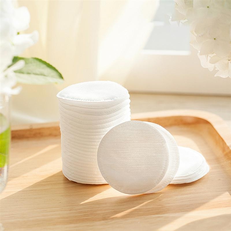 Stitched Round Facial Cotton Puffs
