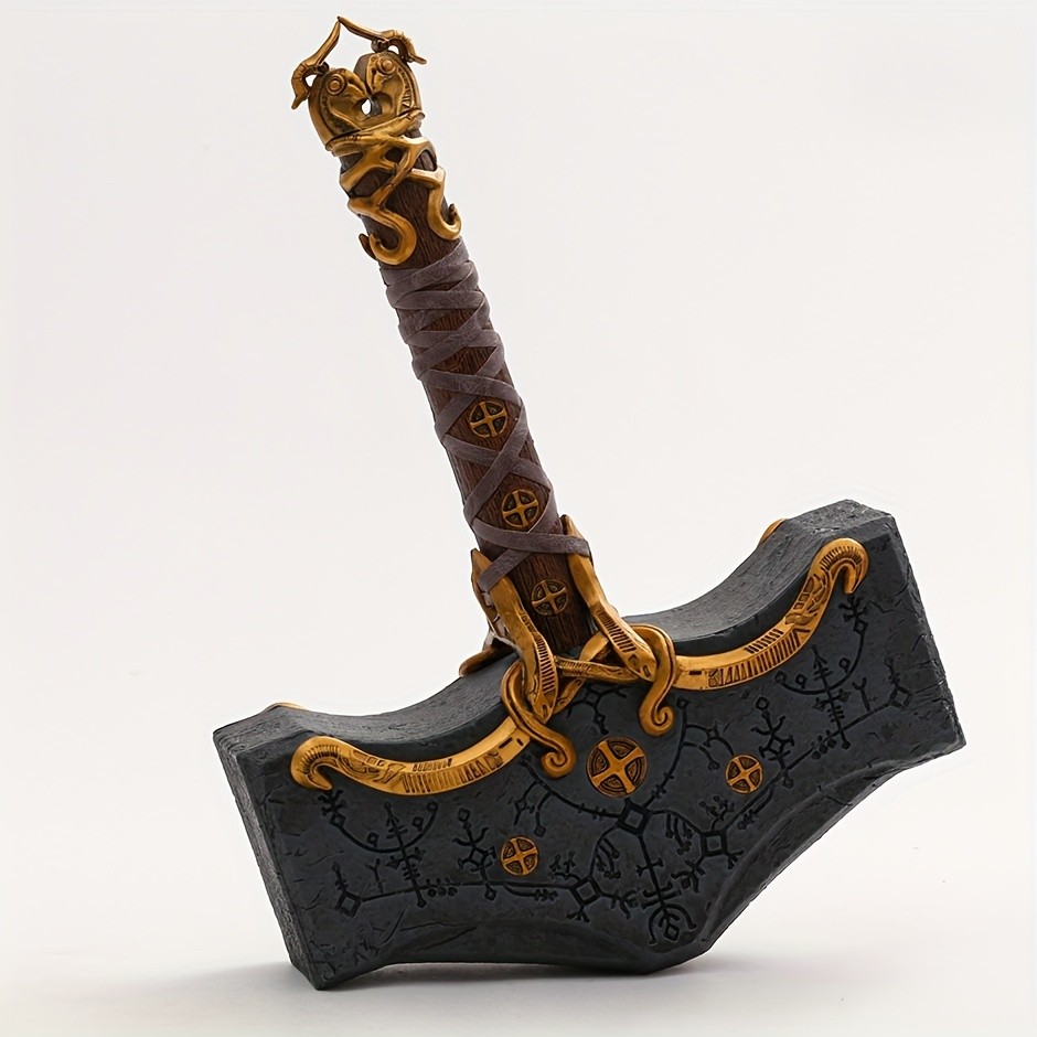 38cm/14.96in Anime Game Cosplay Hammer Figure | Collectible Model Decoration Statue