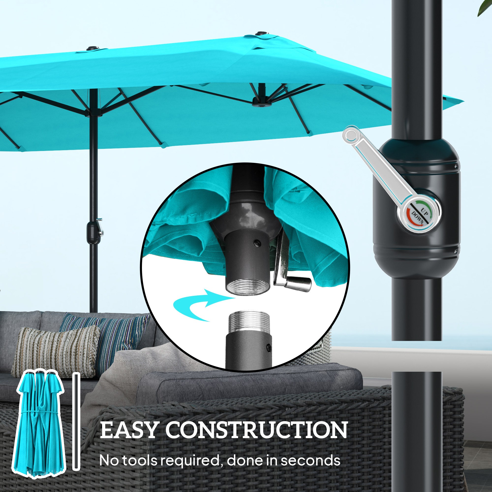 Extra Large Umbrella Canopy