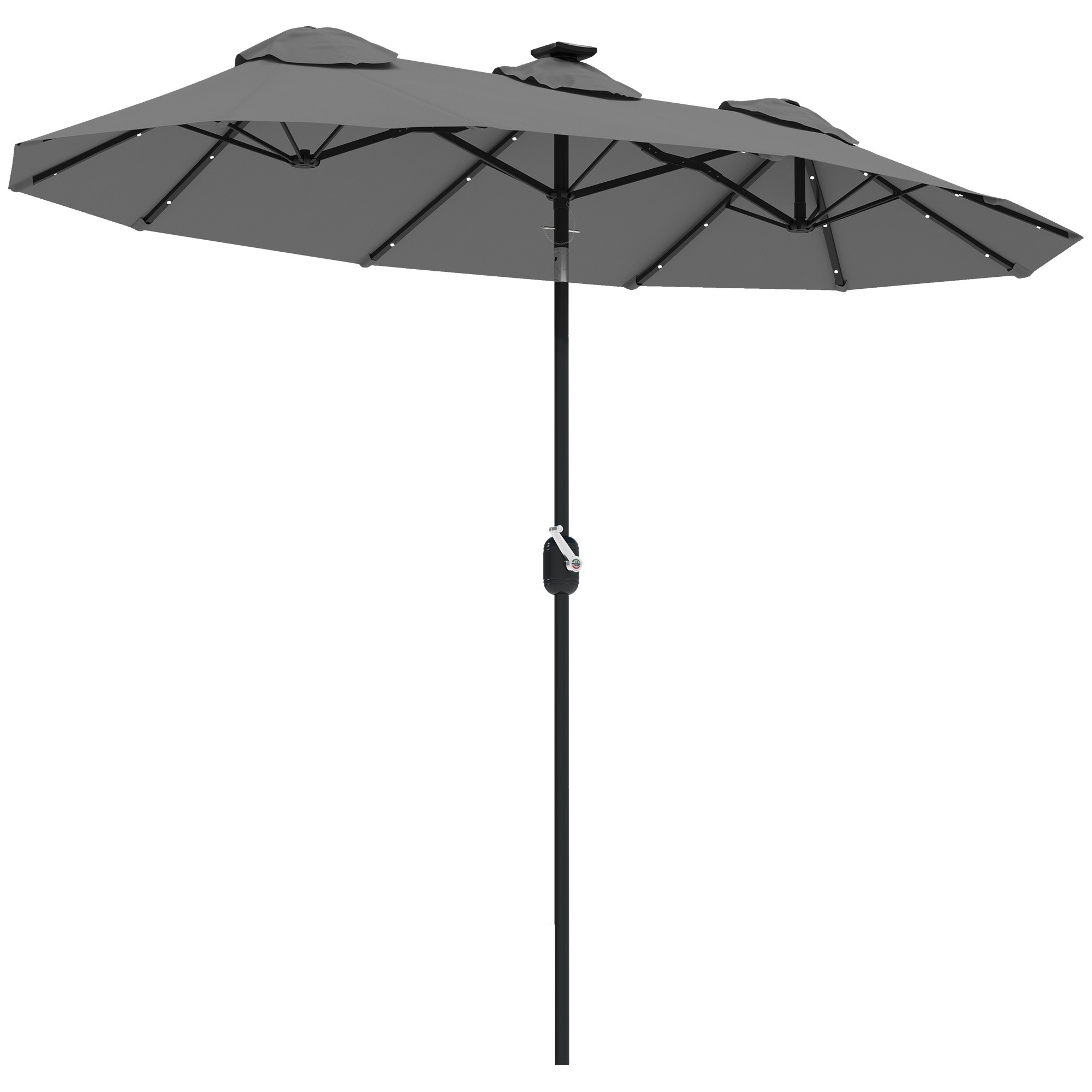 Patio Umbrella With Solar Light