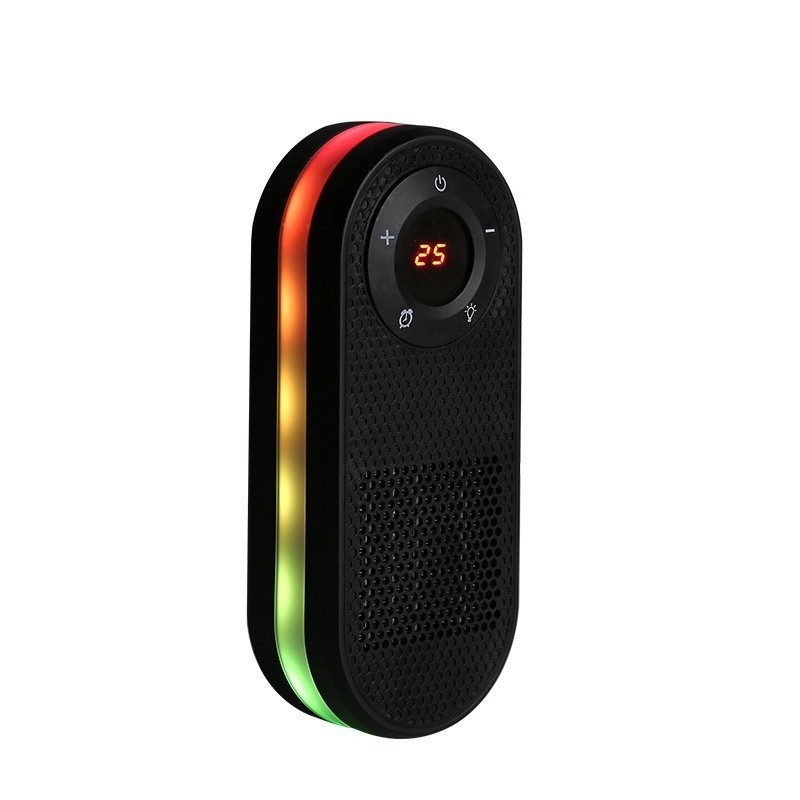Small 180-Degree Rotatable Electric Heater with Remote Control and LED Display