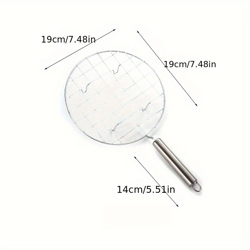 KITEOAGE Round Iron Grill Mesh