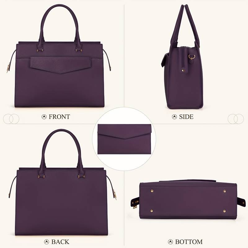 NEWHEY Laptop Bag for Women  Stylish and Professional Tote Bag Set