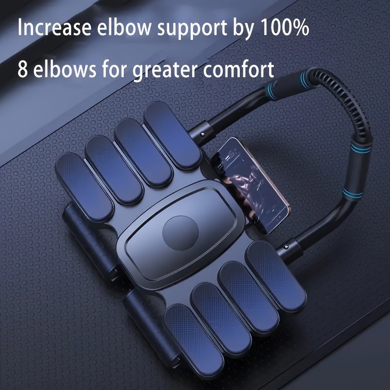 Upgraded Eight-Elbow Abdominal Fitness Wheel