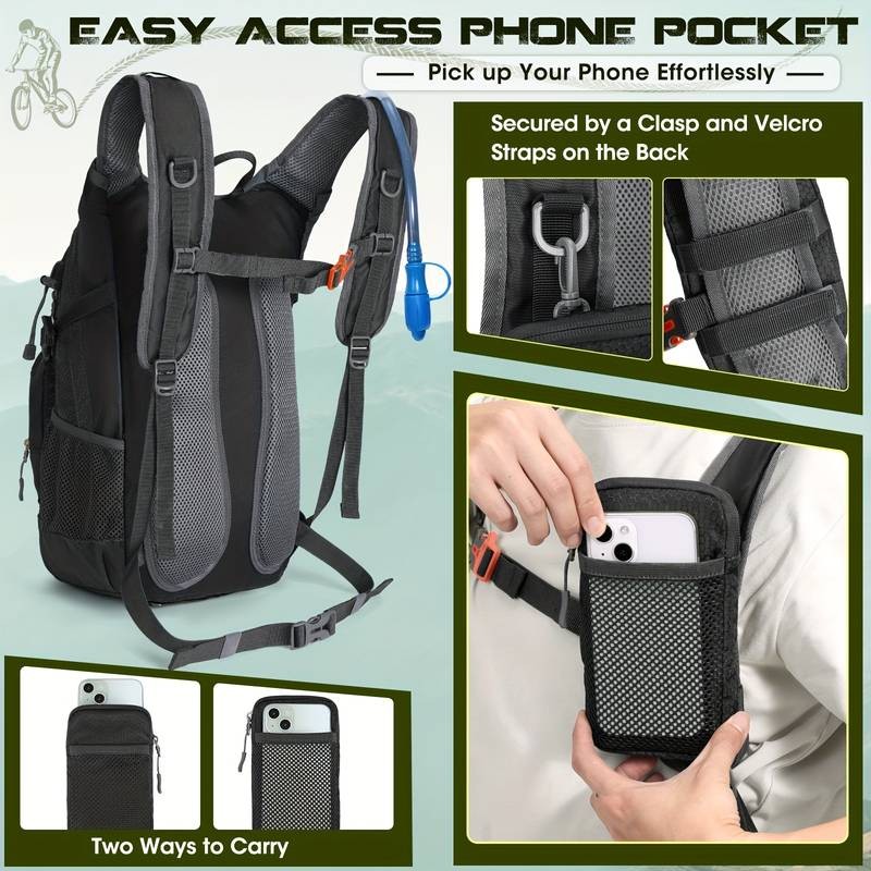 RAINSMORE Hydration Backpack with Water Bladder Stay Hydrated on Your Adventures