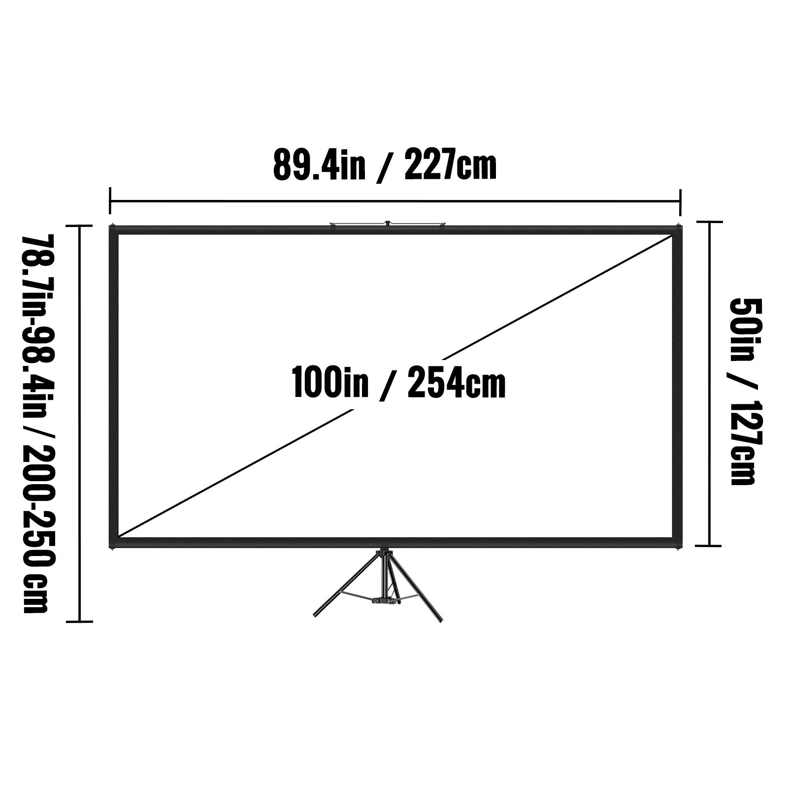 Tripod Projector Screen Stand