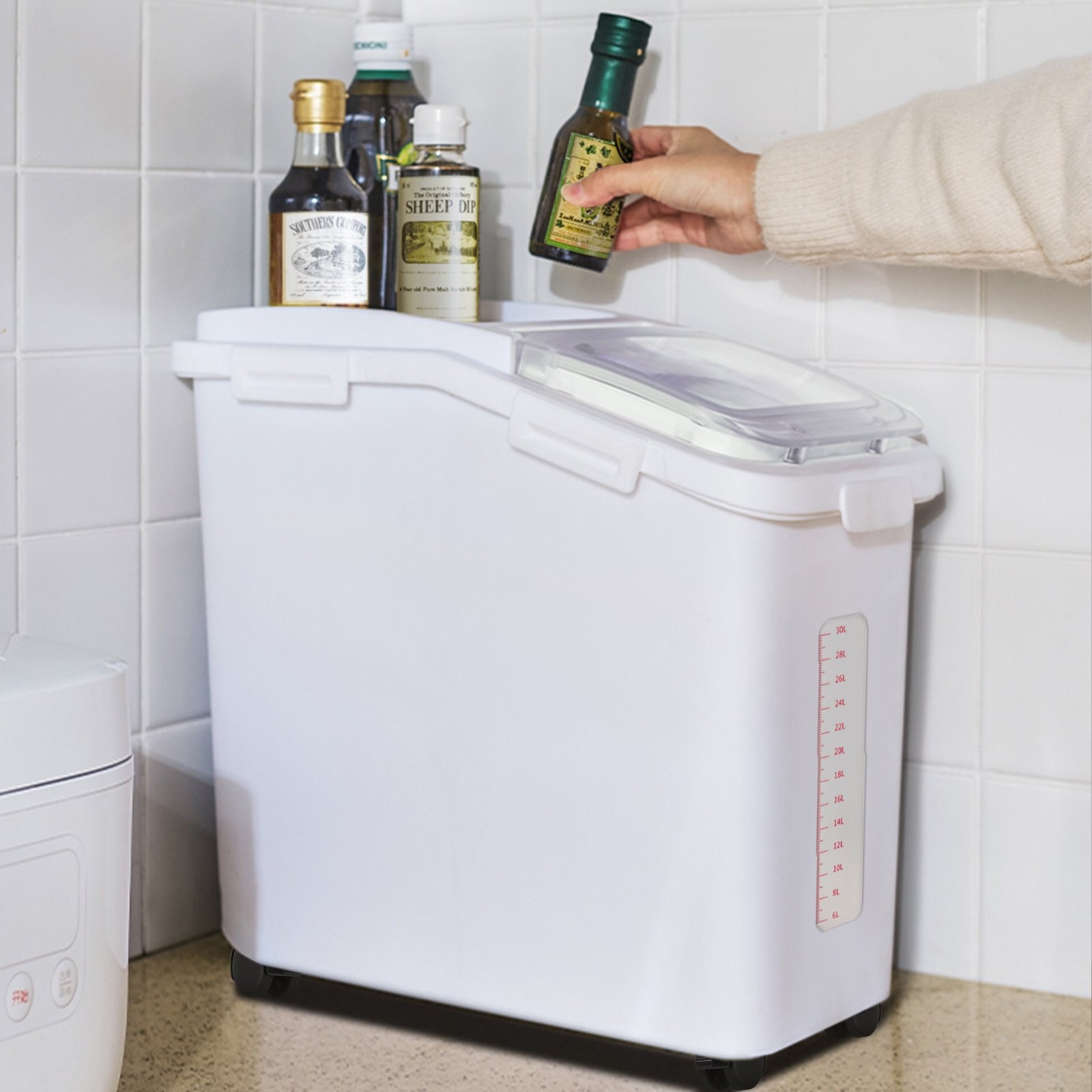 Storage Bin with Wheels