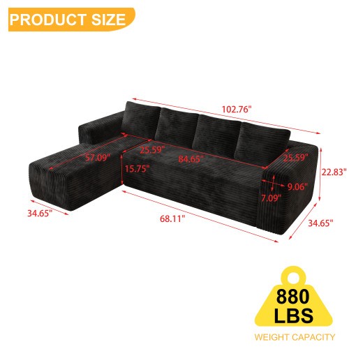 Sectional Sofa with Chaise