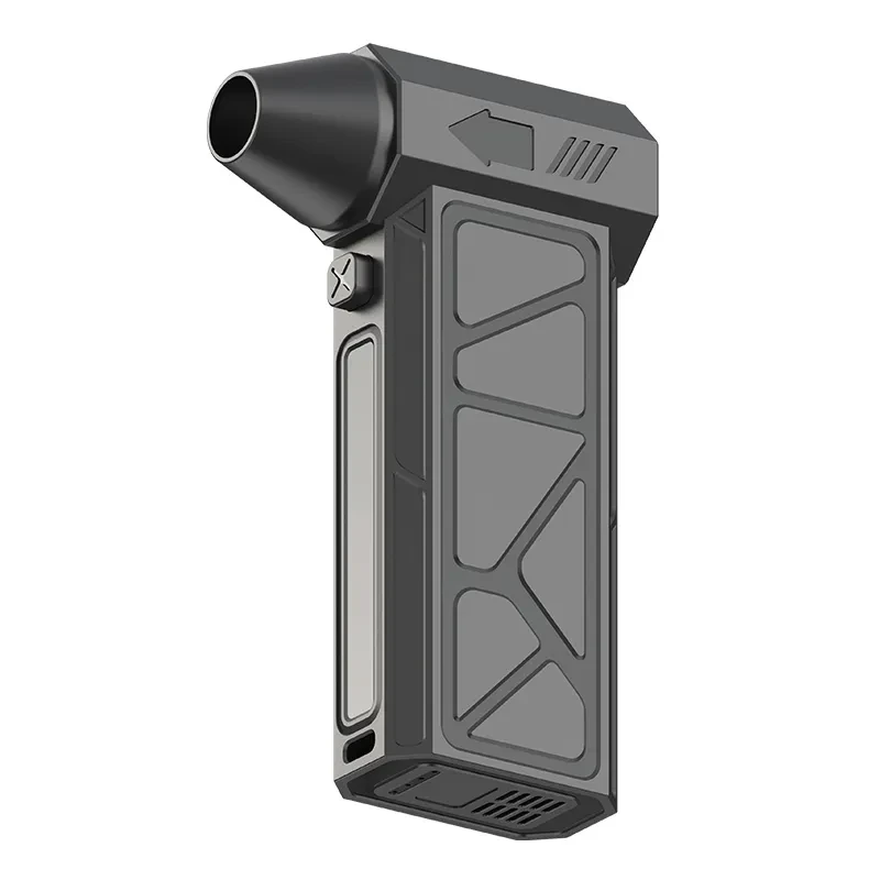 Compressed Air Duster, 130000RPM Handheld Car Vacuum-Air Blower& Pump, 4 Gear Adjustable Electric Air Duster Keyboard Duster With LED Light- Blower