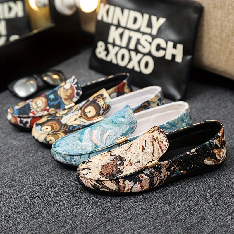 KJSOP Men's Fashion Doodle Shoes