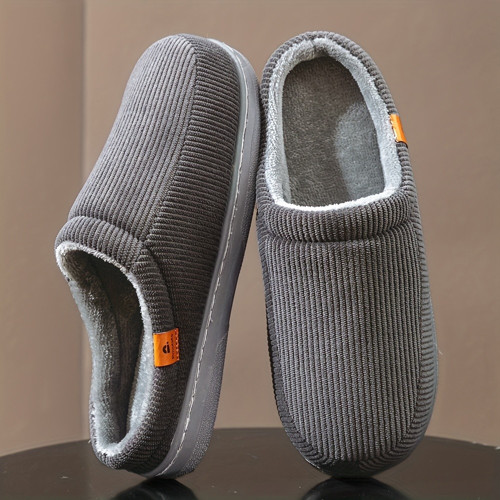 PMOISTE Men's Memory Foam Slippers