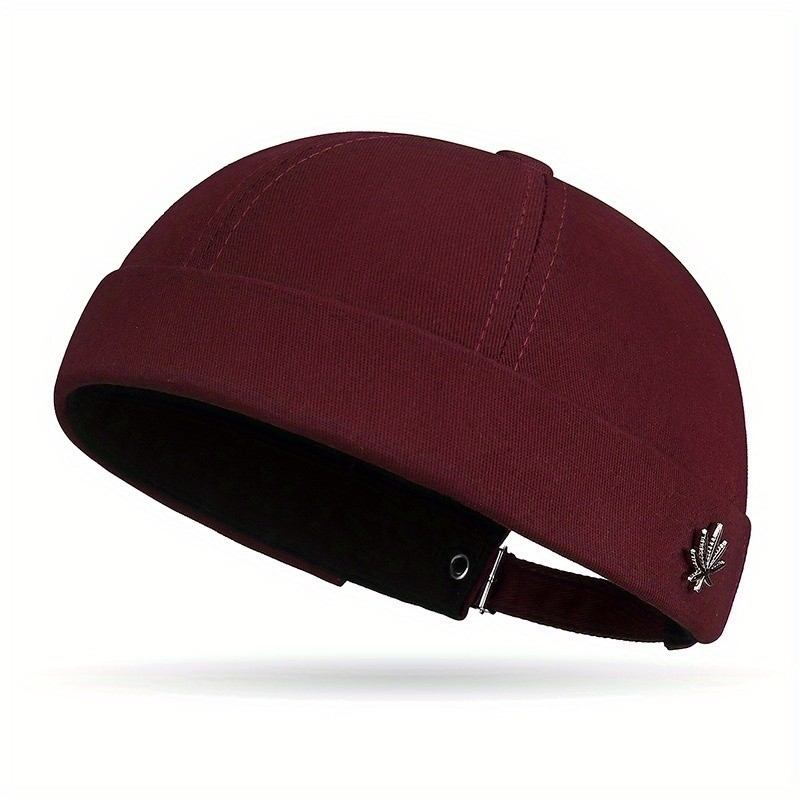 ROORUNS Women's Adjustable Snapback Hat with Maple Leaf Design