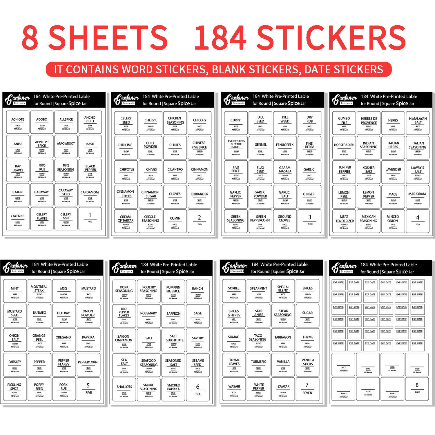 Removable Food Labels