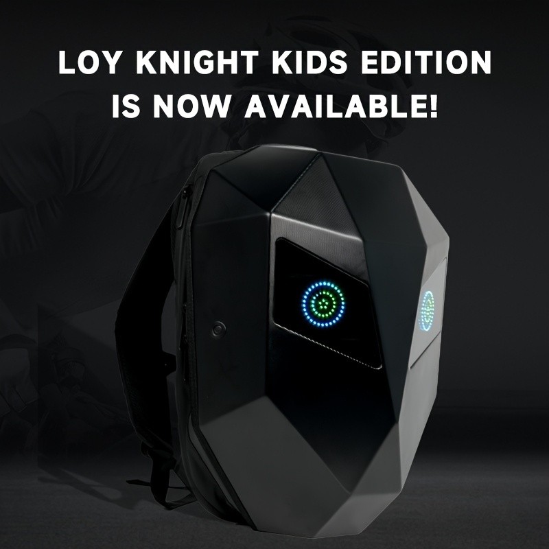LED Mens Backpack with Display Carry Bold, Be Seen Anywhere