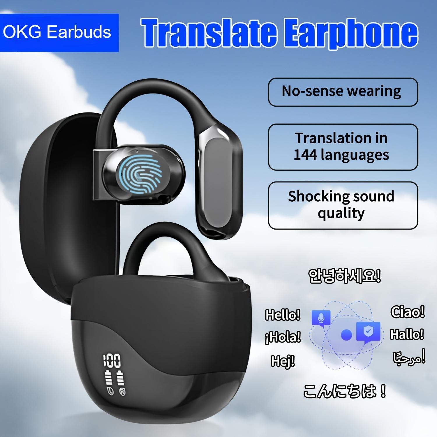 Smart AI Translation Earbuds