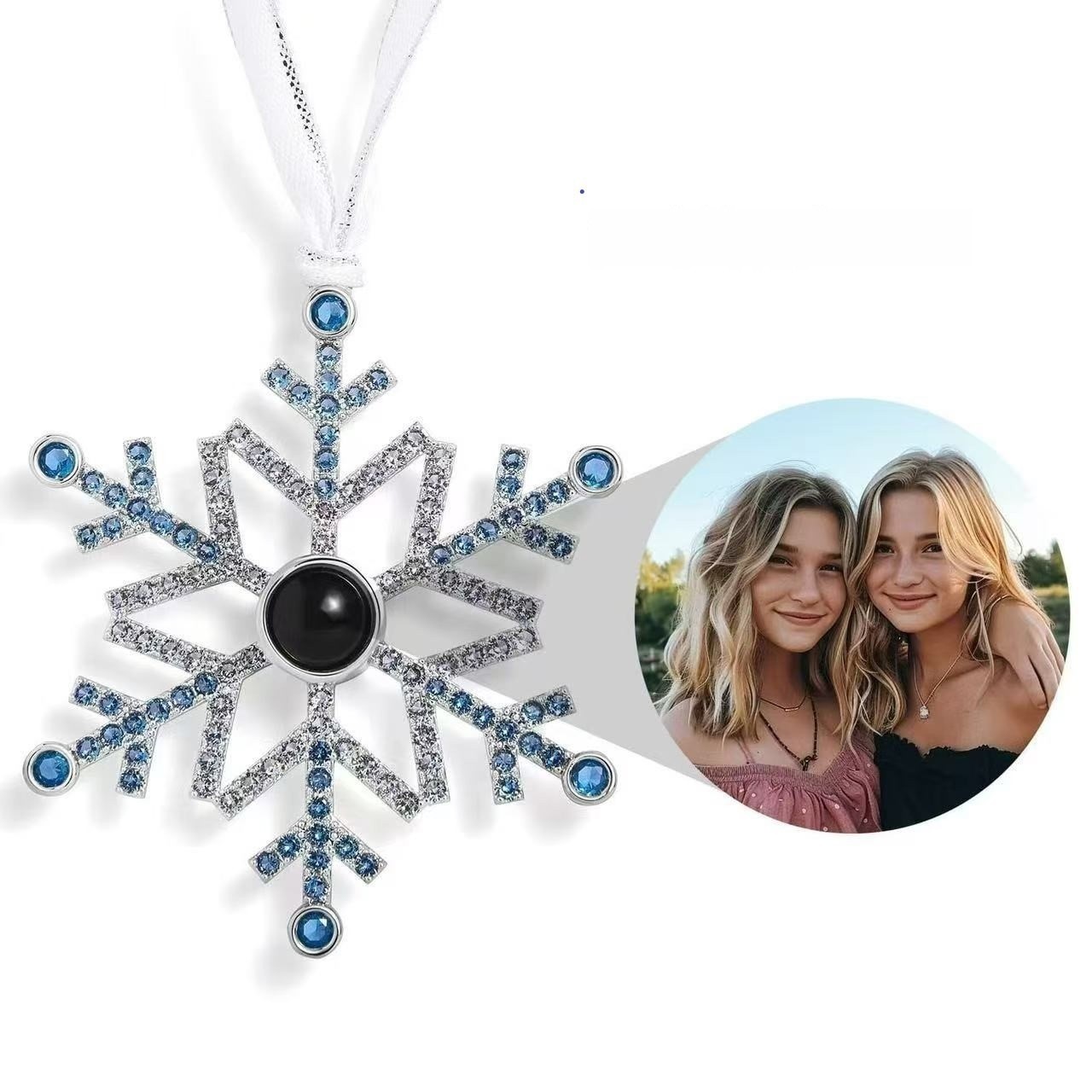 Snowflake Photo Ornament