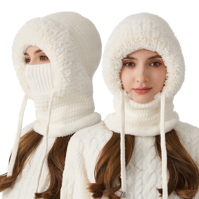 3 in 1 Beanie Hat for Women