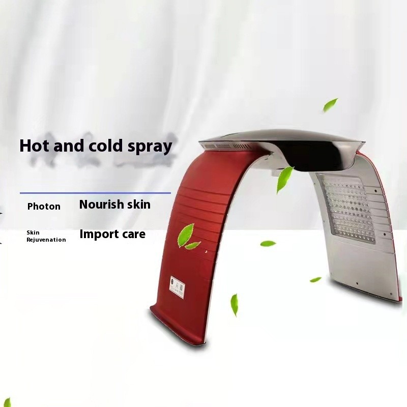 Hot and Cold Spray Photon Skin Rejuvenation Device