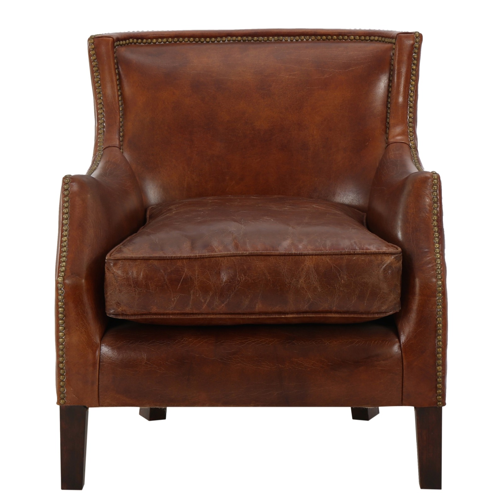 Leather Wingback Chair