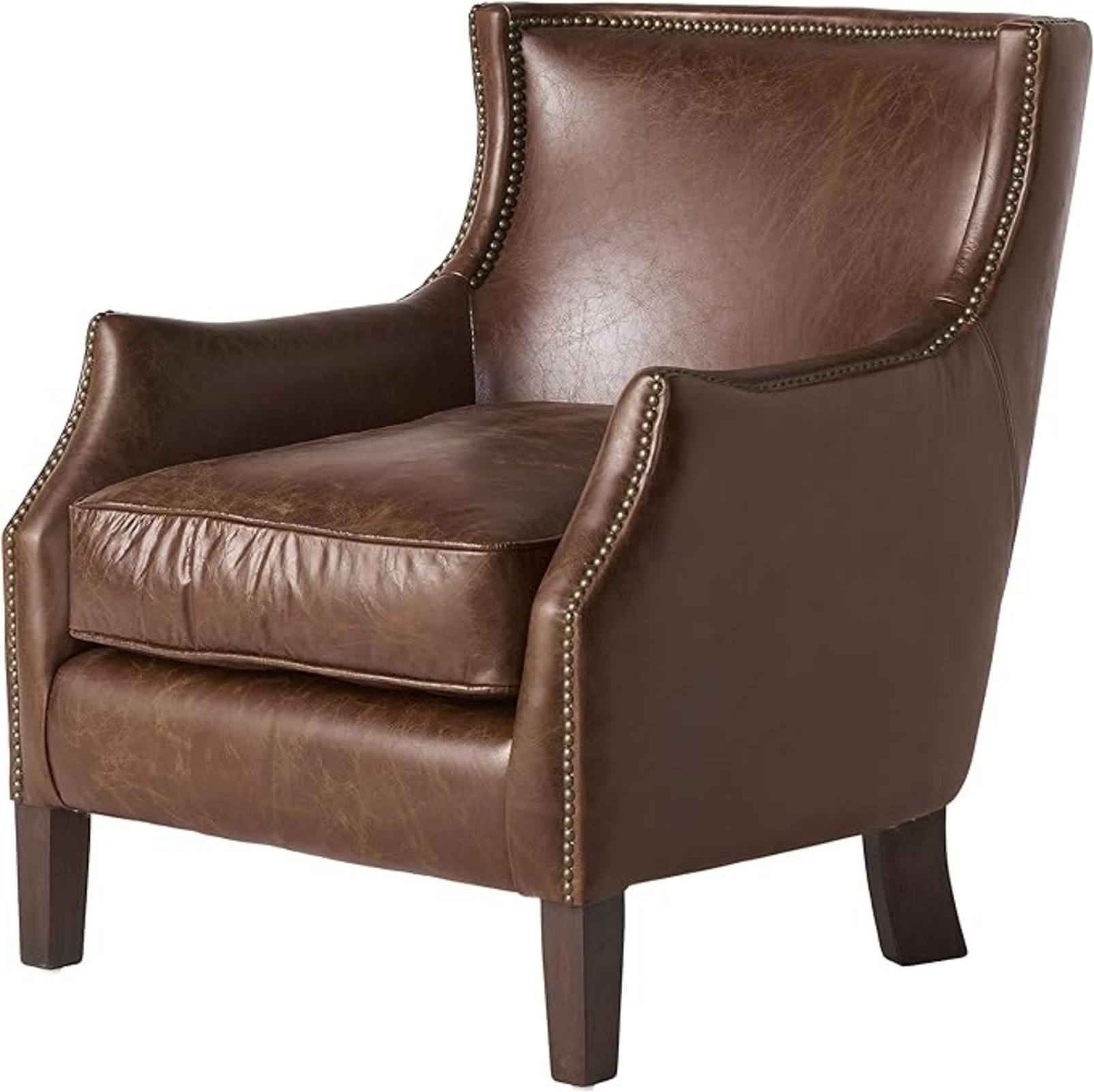 Leather Wingback Chair