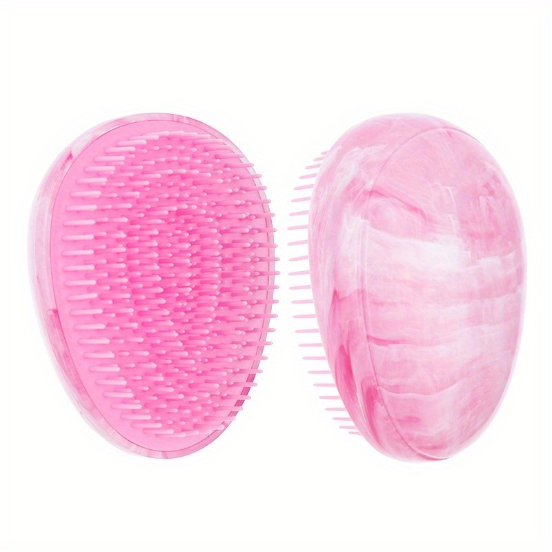 1pc or 2pcs Egg-Shaped Hair Brush & Bath Scrub
