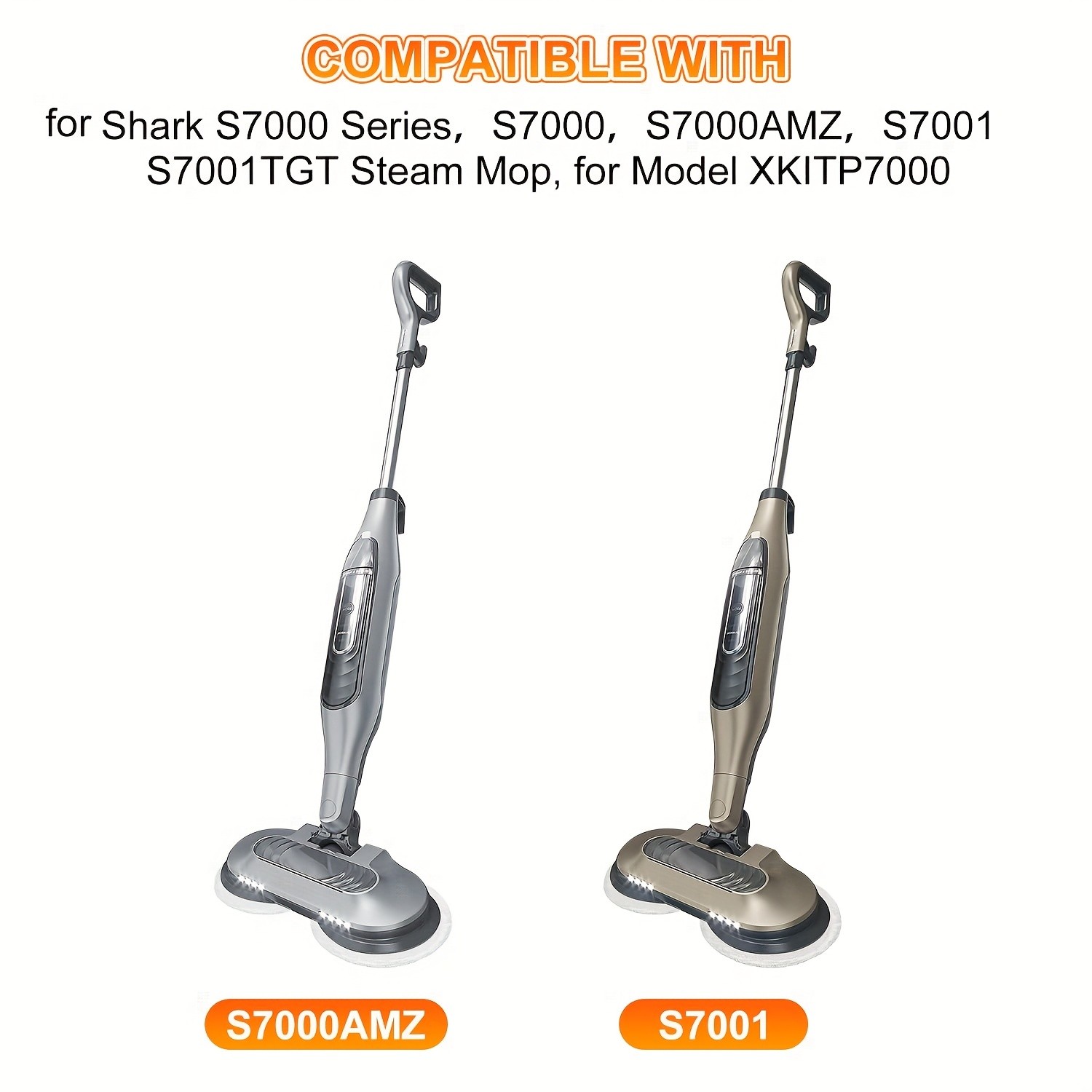 HOME TIMES 6pcs S7000 Replacement Steam & Scrub All
