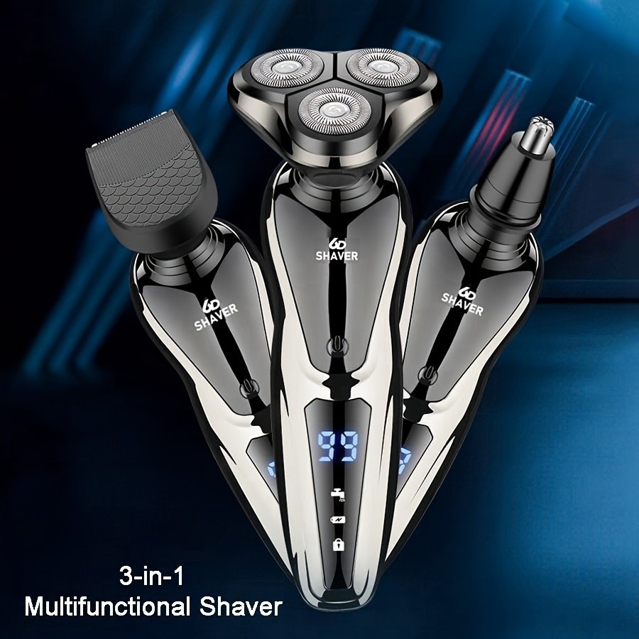 SKYUV Men's 3-in-1 Electric Razor