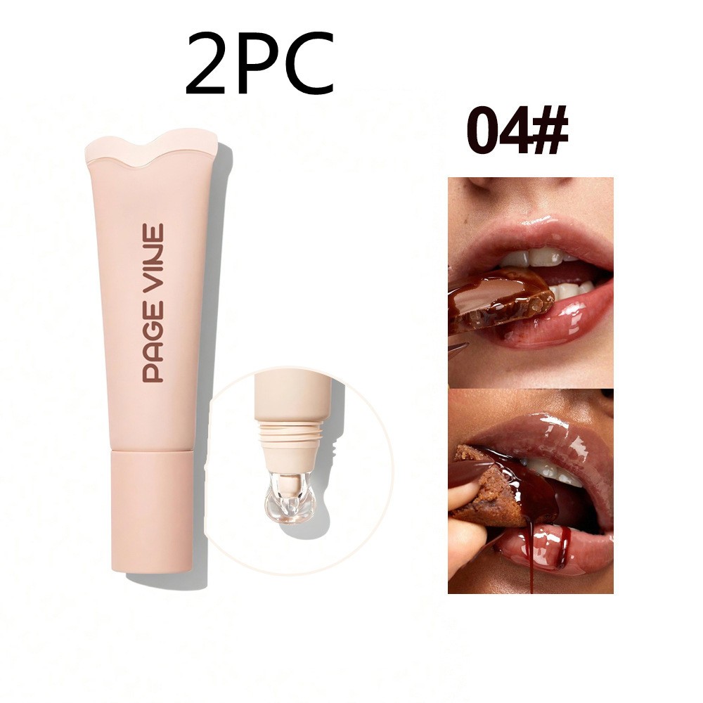PAGE VINE Lip Gloss - Moisturizing and Shiny Formula