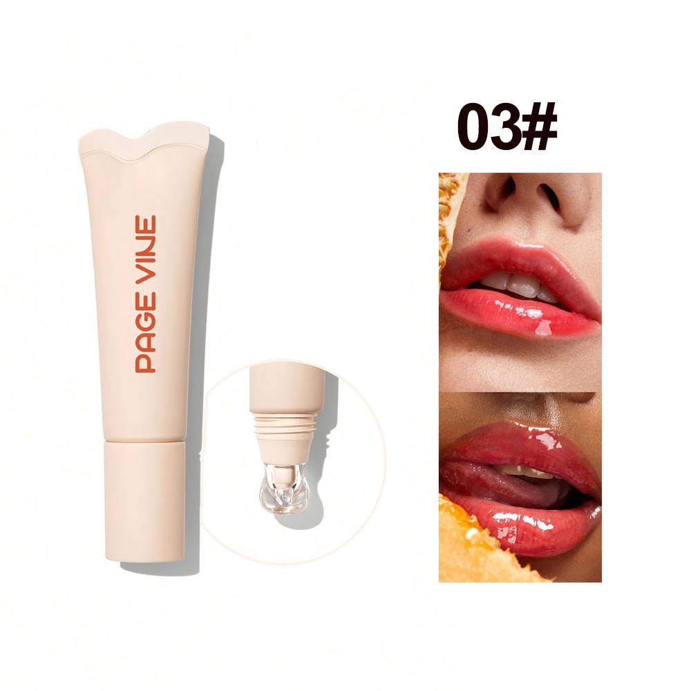 PAGE VINE Lip Gloss - Moisturizing and Shiny Formula
